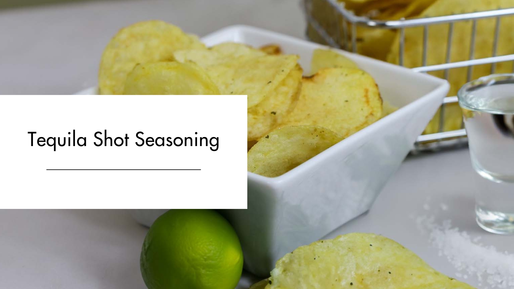 Tequila Shot Seasoning Red Thai Curry Flavoured Crisps