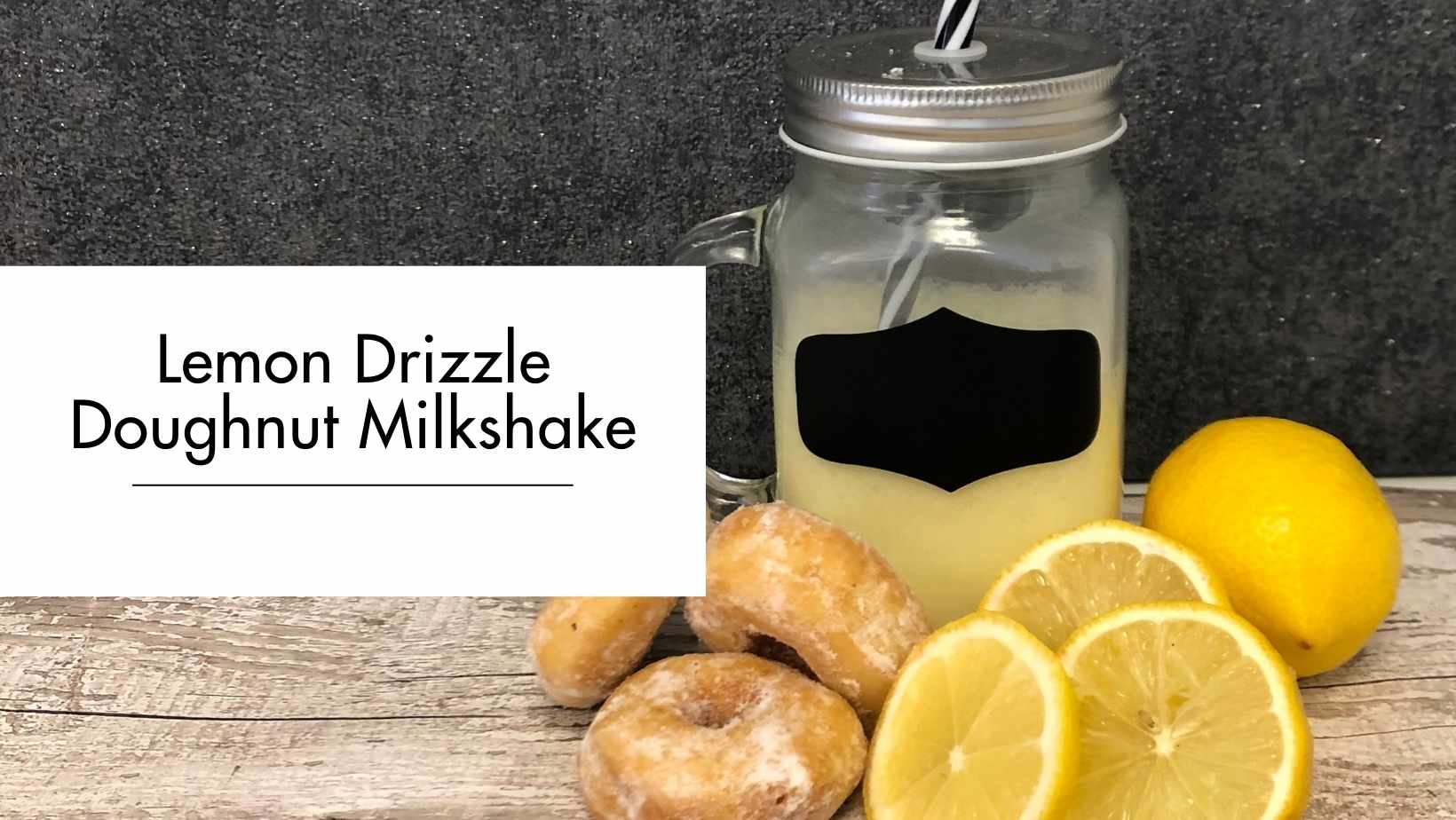 Lemon Drizzle Doughnut Milkshake