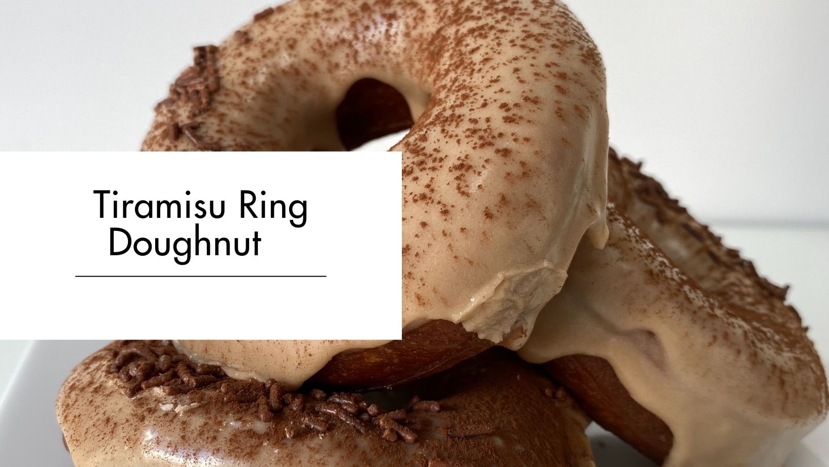 Tiramisu Ring Doughnut