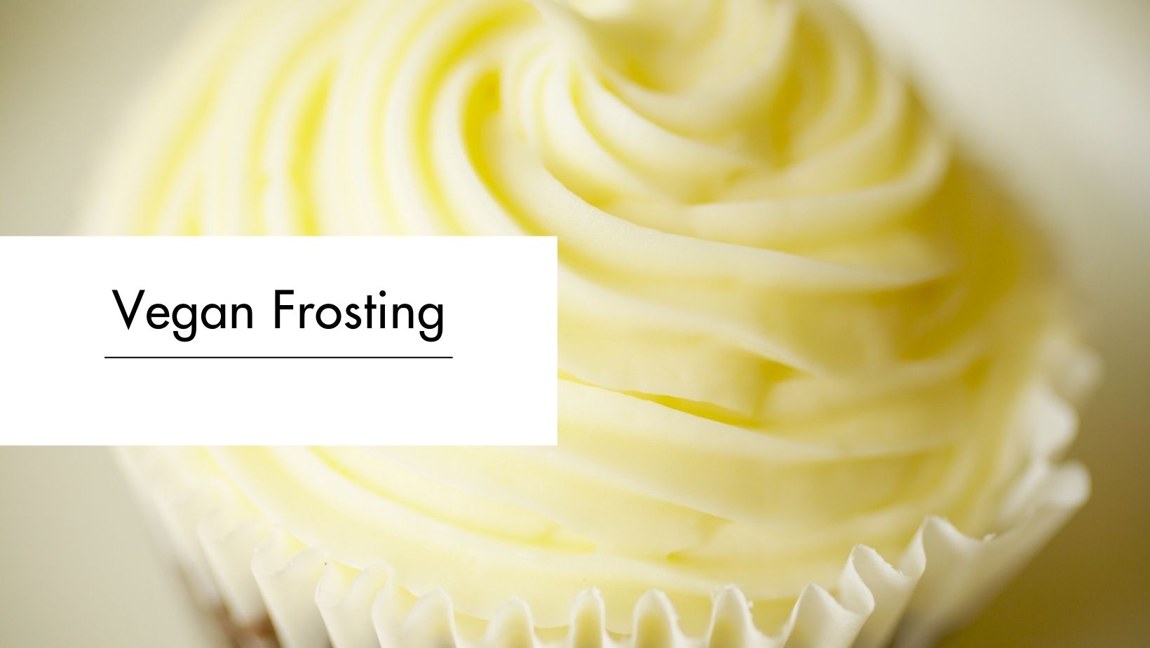 Vegan Frosting