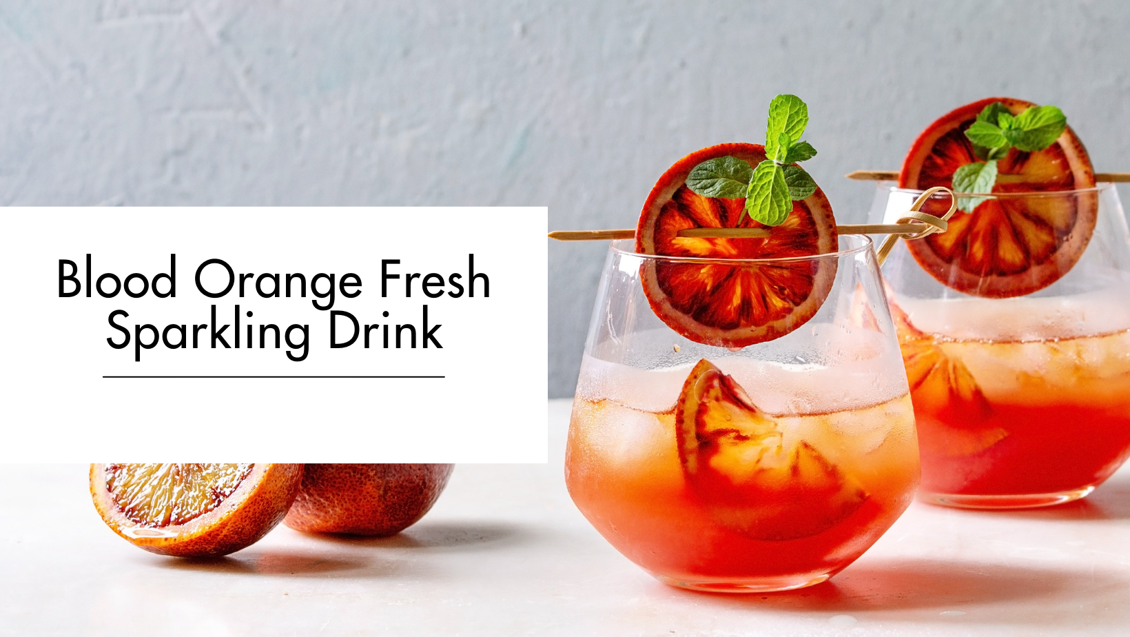Blood Orange Fresh Sparkling Drink Blood Orange Fresh Sparkling Drink