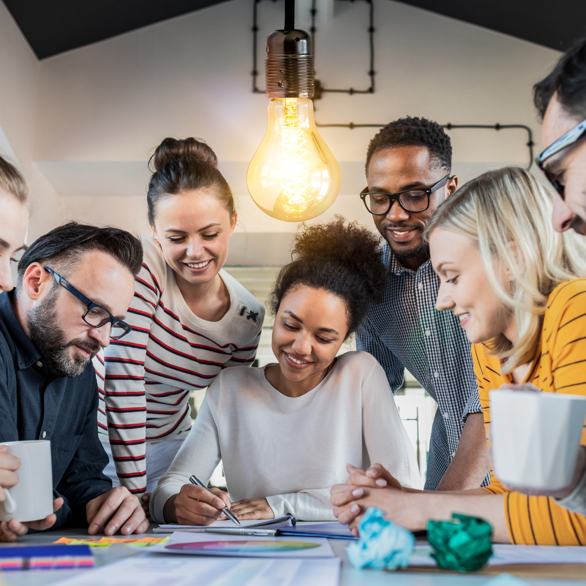 Marketing Executive at work