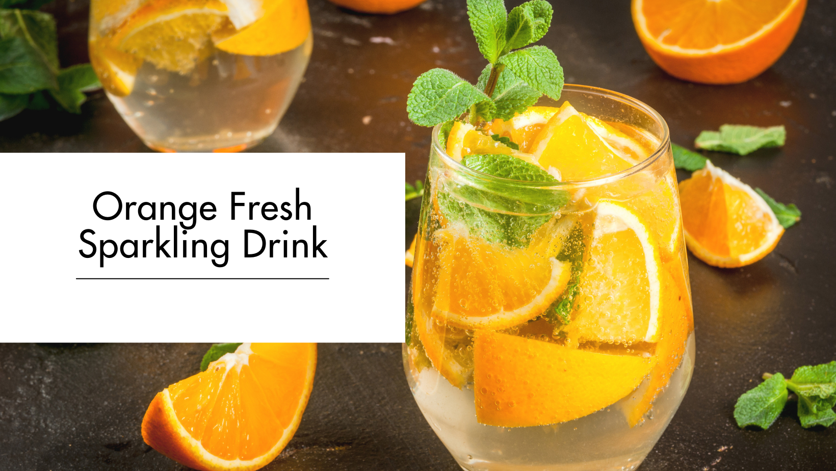 Orange Fresh Sparkling Drink Orange Fresh Sparkling Drink