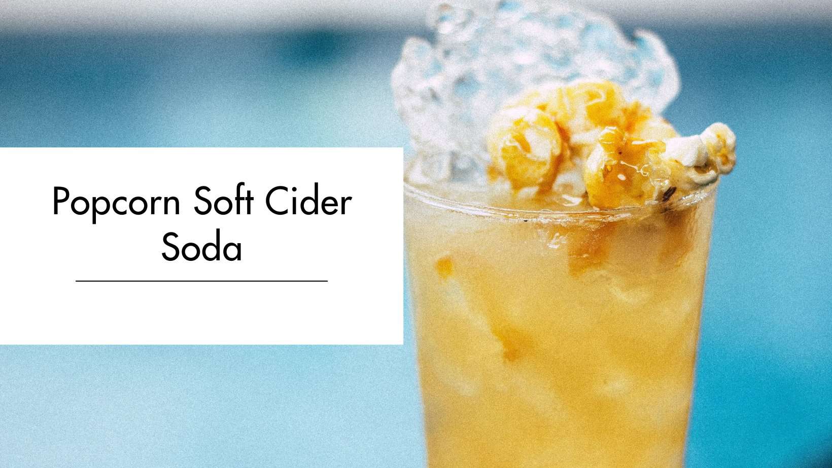 Popcorn Drink Popcorn Drink