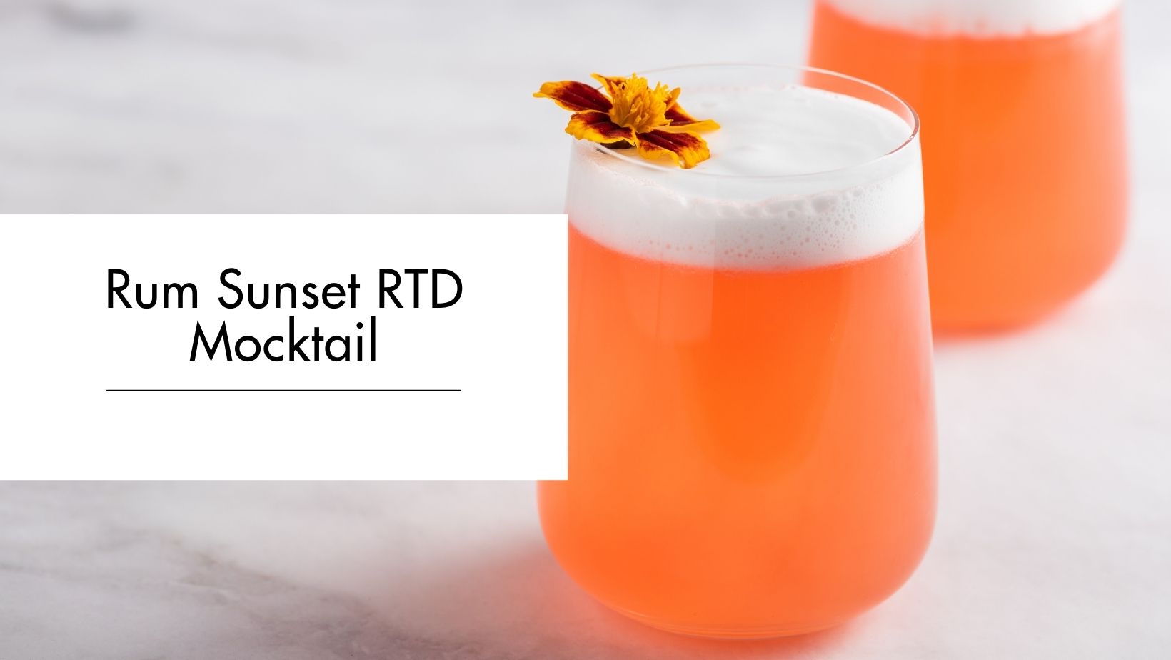 Rum Sunset RTD Mocktail Rum Sunset RTD Mocktail