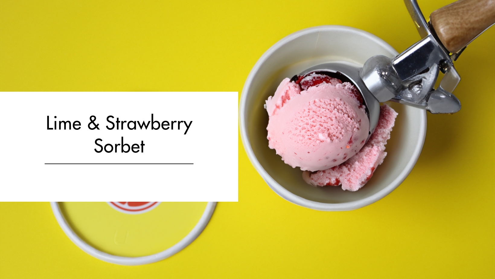 Lime and Strawberry Sorbet Lime and Strawberry Sorbet