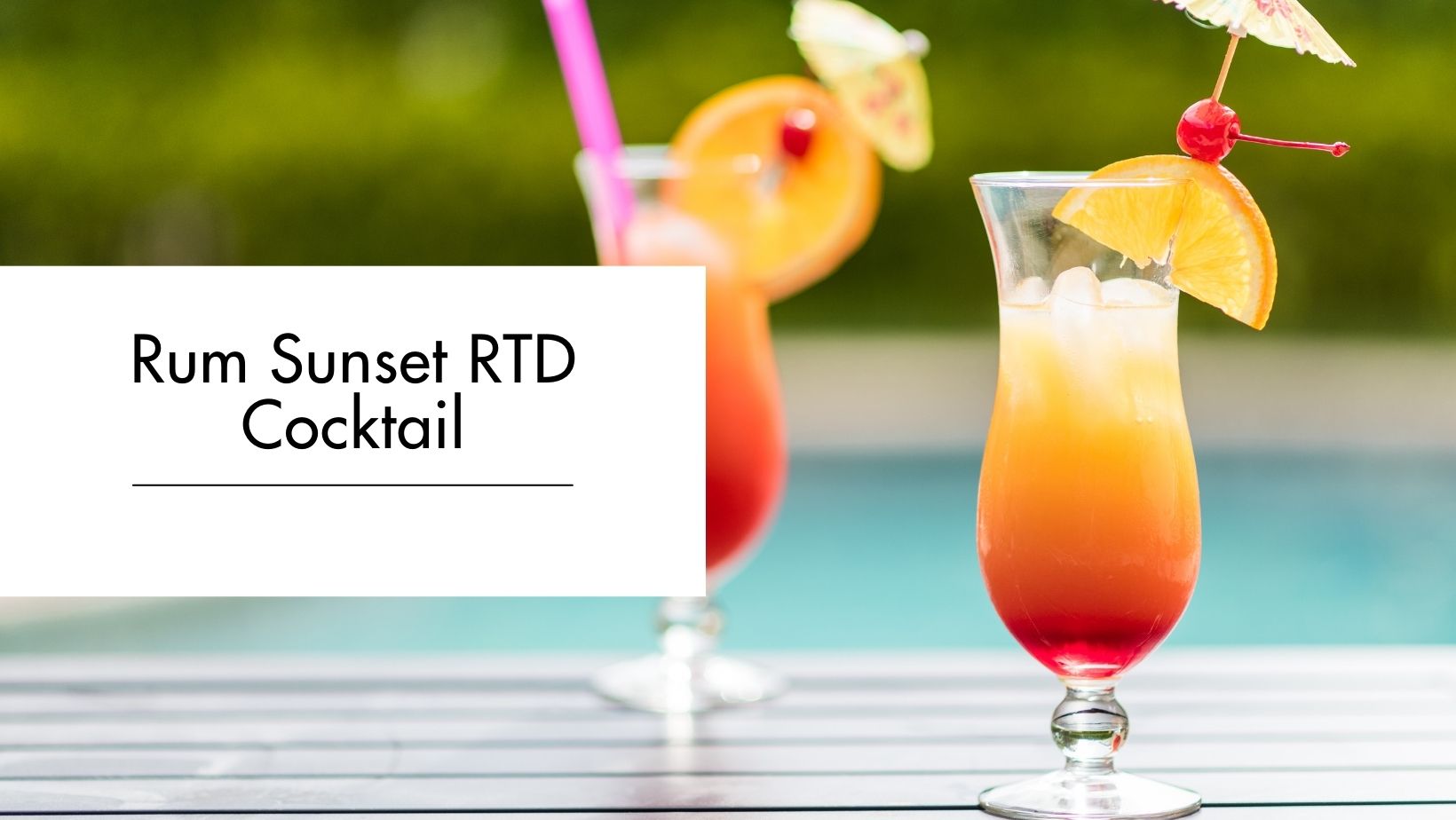 Rum Sunset RTD Cocktail