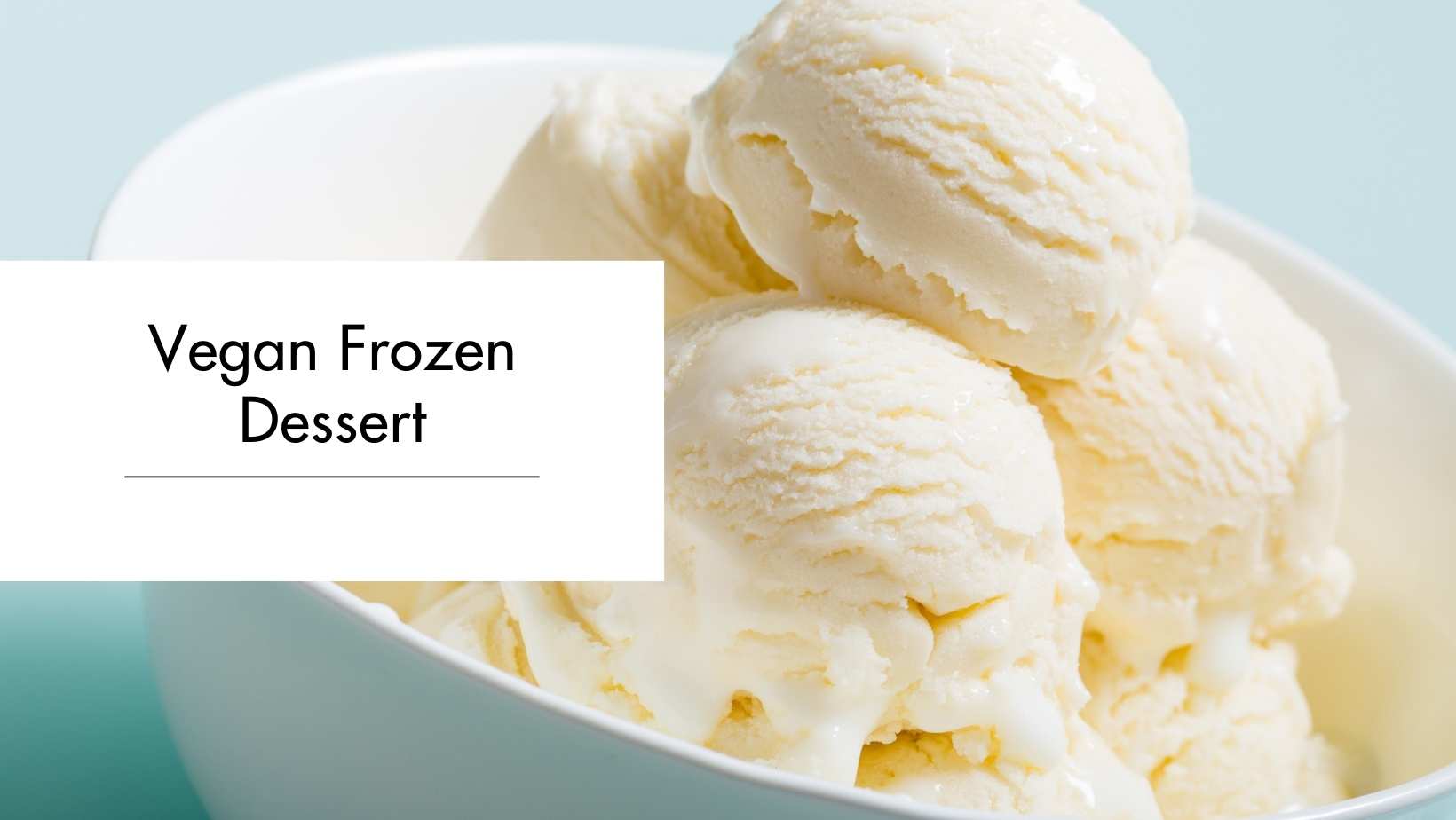 vegan frozen dessert vegan ice cream