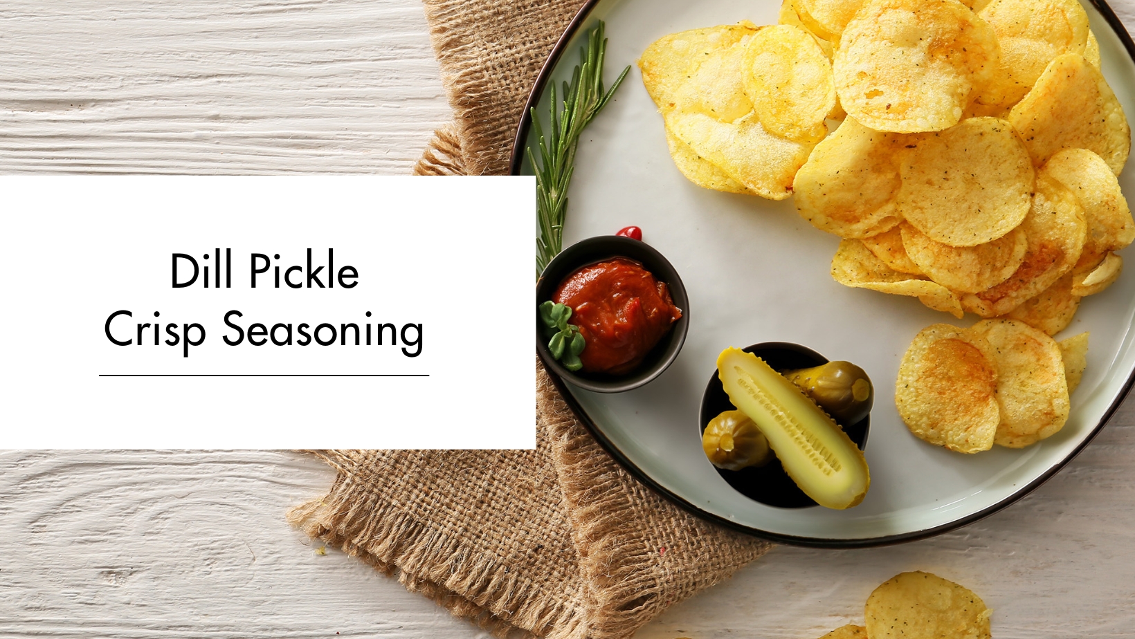 Dill Pickle Crisp Seasoning Red Thai Curry Flavoured Crisps