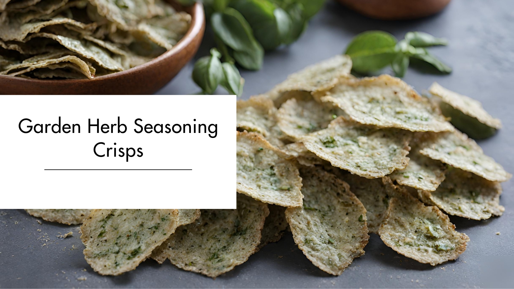 Garden Herb Seasoning Crisps Red Thai Curry Flavoured Crisps