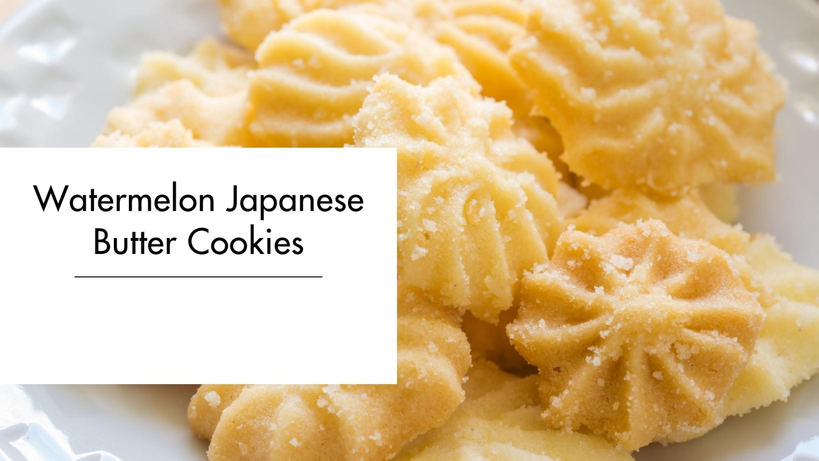 Watermelon Japanese Cookies Watermelon Japanese Cookies